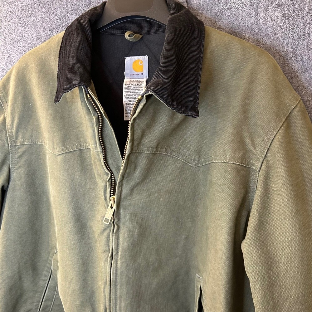 Carhartt Santa Fe Jacket J14 Lov Mens Xl Olive Green … - Gem